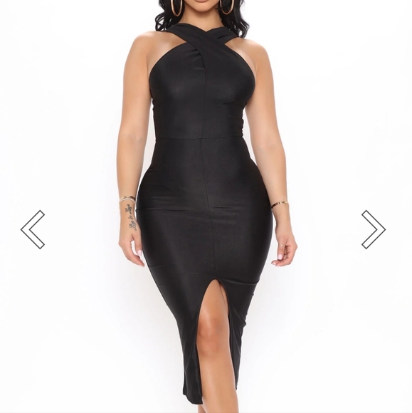 Fashion Nova Selene Midi Dress - Picture 1 of 5